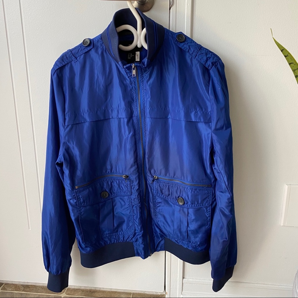 H&m blue jacket
